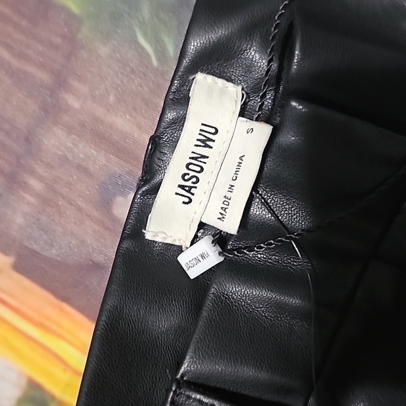 Jason Wu Skinny Faux Leather Pants Size Small NWT - Picture 6 of 12